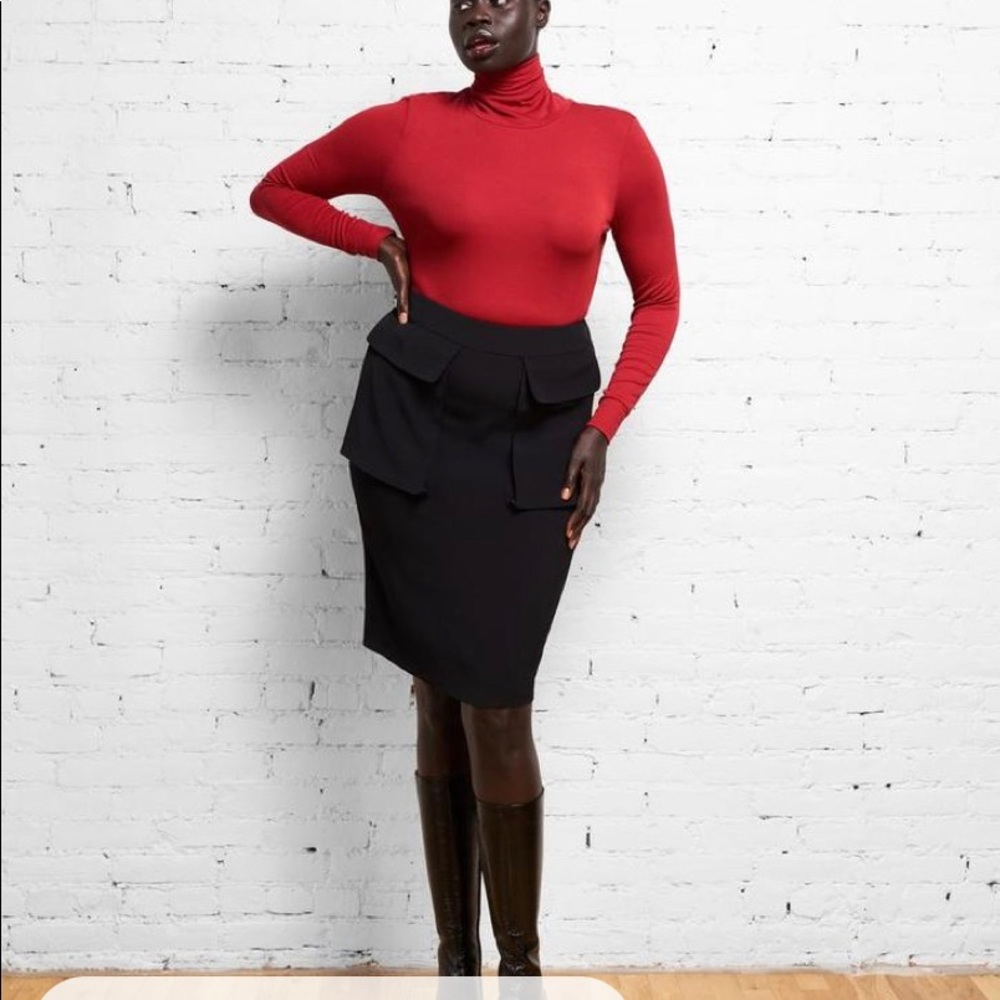 Caura Crepe Pocket Skirt - XL - US